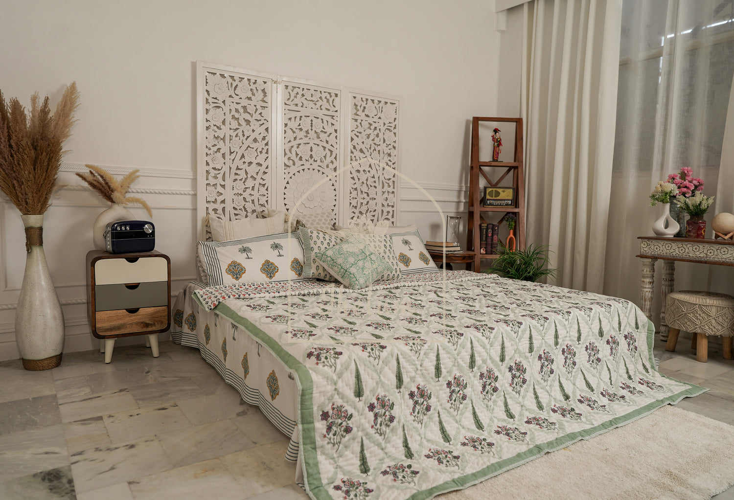 Block Printed Quilts