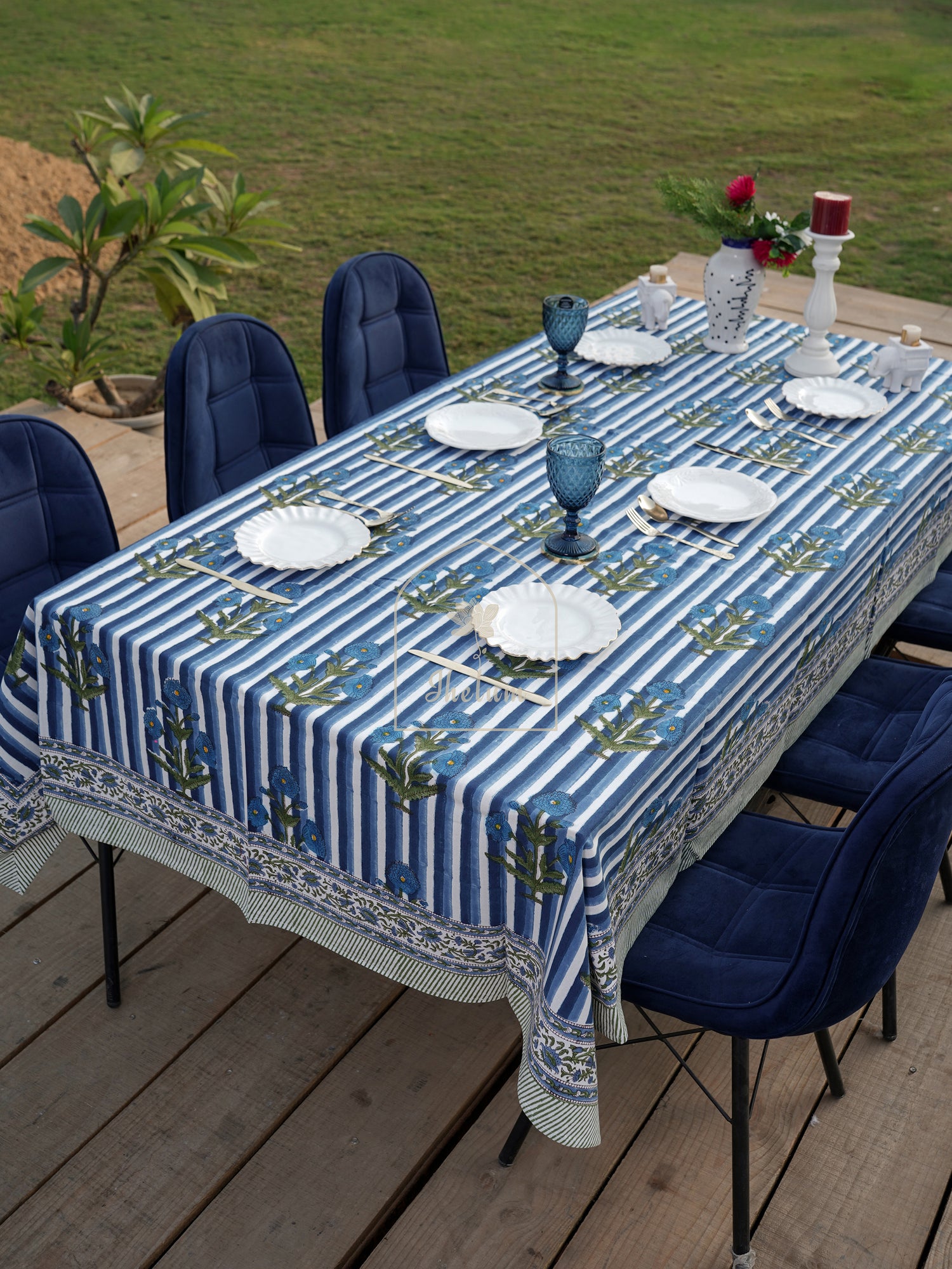 Hand block Table Cloth