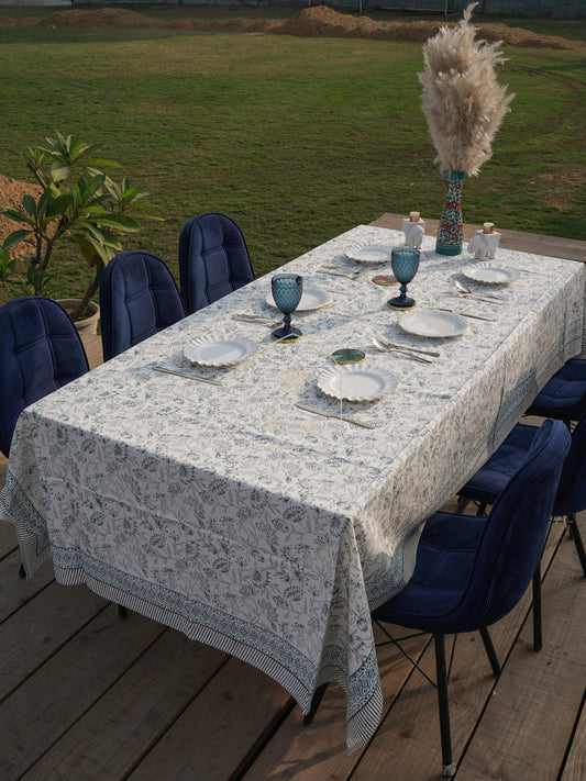 Luxury Block Print Table Cloth