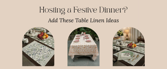 Hosting a Festive Dinner? Add These Table Linen Ideas