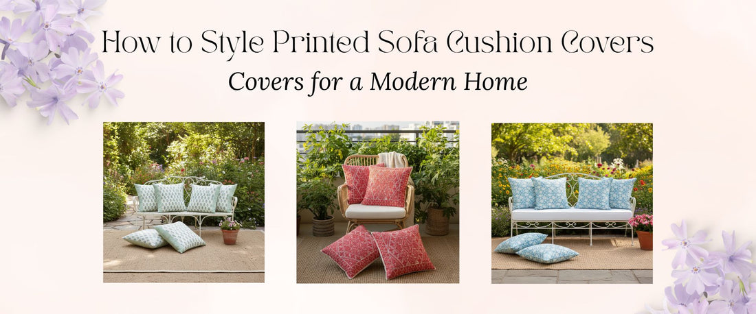 How to Style Printed Sofa Cushion Covers for a Modern Home
