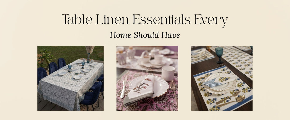Table Linen Essentials Every Home Should Have