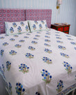 Premium Cotton Percale Soft Breathable Printed Bedsheet