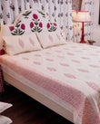 Hand Block Printed Mulmul Cotton Comfort Bedspread