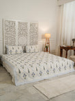 Eliana Premium Block Printed Bedcover